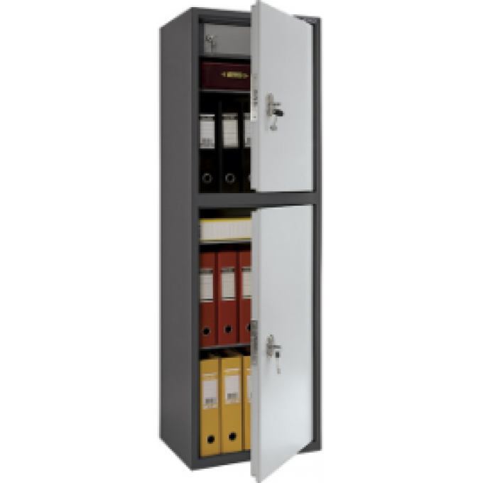 Шкаф бухгалтерский AIKO SL-150/2Т двухсекционный с двумя ключевыми замками 84000000